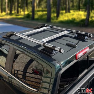 Ford Ranger Roof Rails - Omac - Shark Alu - Gray - '19-'23